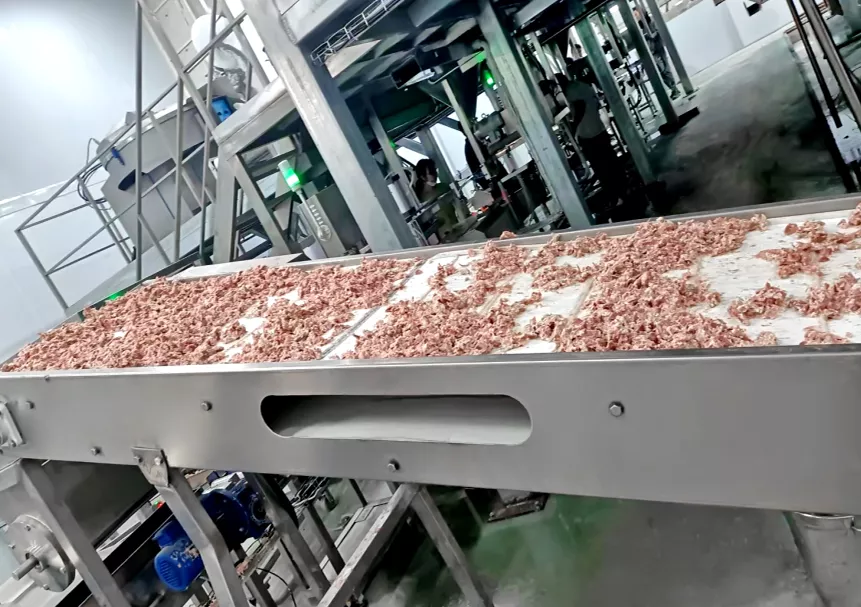 Линия переработки растительного мяса